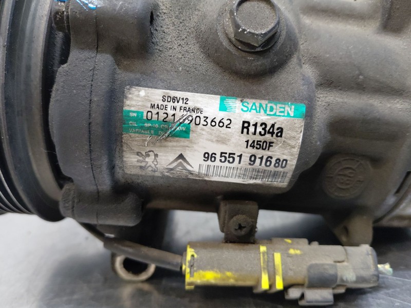Recambio de compresor aire acondicionado para peugeot 1007 (km_) 1.4 referencia OEM IAM 9655191680  