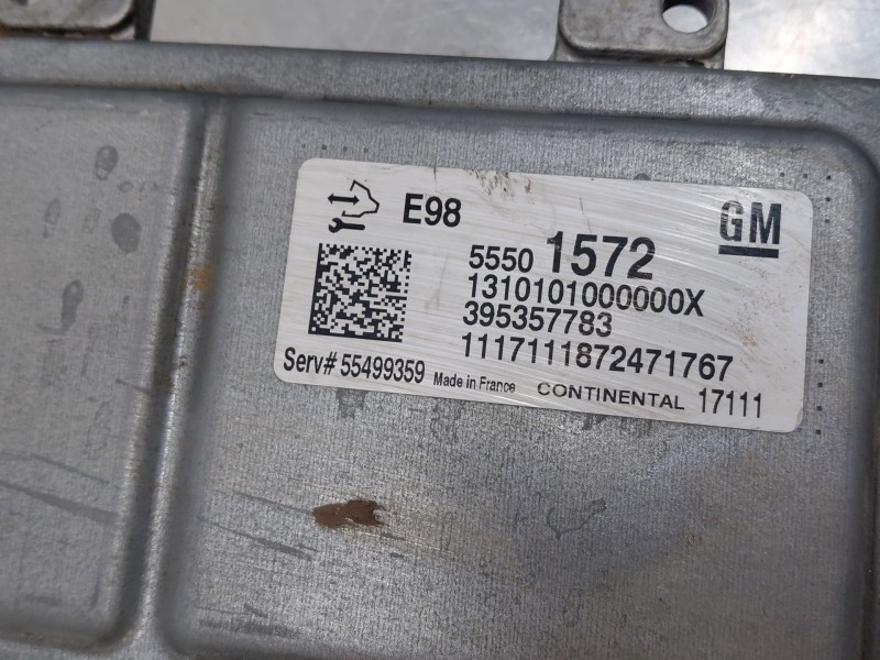 Recambio de centralita motor uce para opel mokka x selective referencia OEM IAM 55501572  
