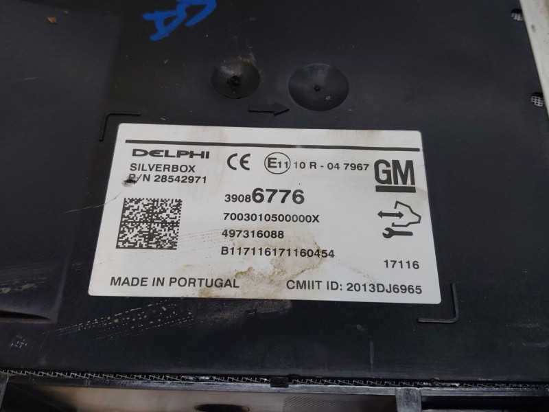 Recambio de sistema audio / radio cd para opel mokka x selective referencia OEM IAM 39086776  
