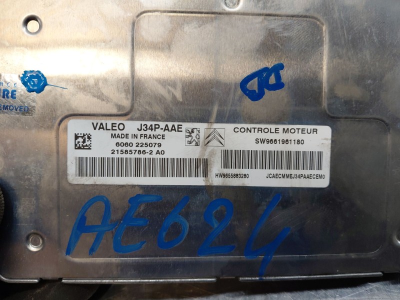 Recambio de centralita motor uce para peugeot 1007 (km_) 1.4 referencia OEM IAM 9655883280  