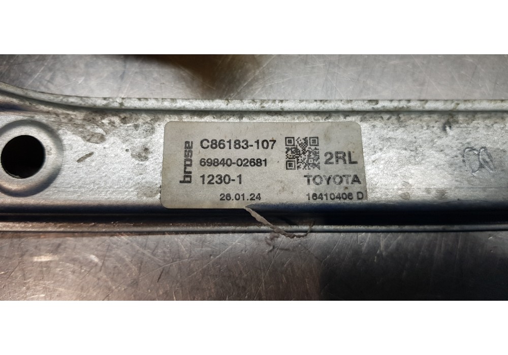 Recambio de elevalunas trasero izquierdo para toyota corolla touring sports (e21) hybrid advance referencia OEM IAM 6984002681 8