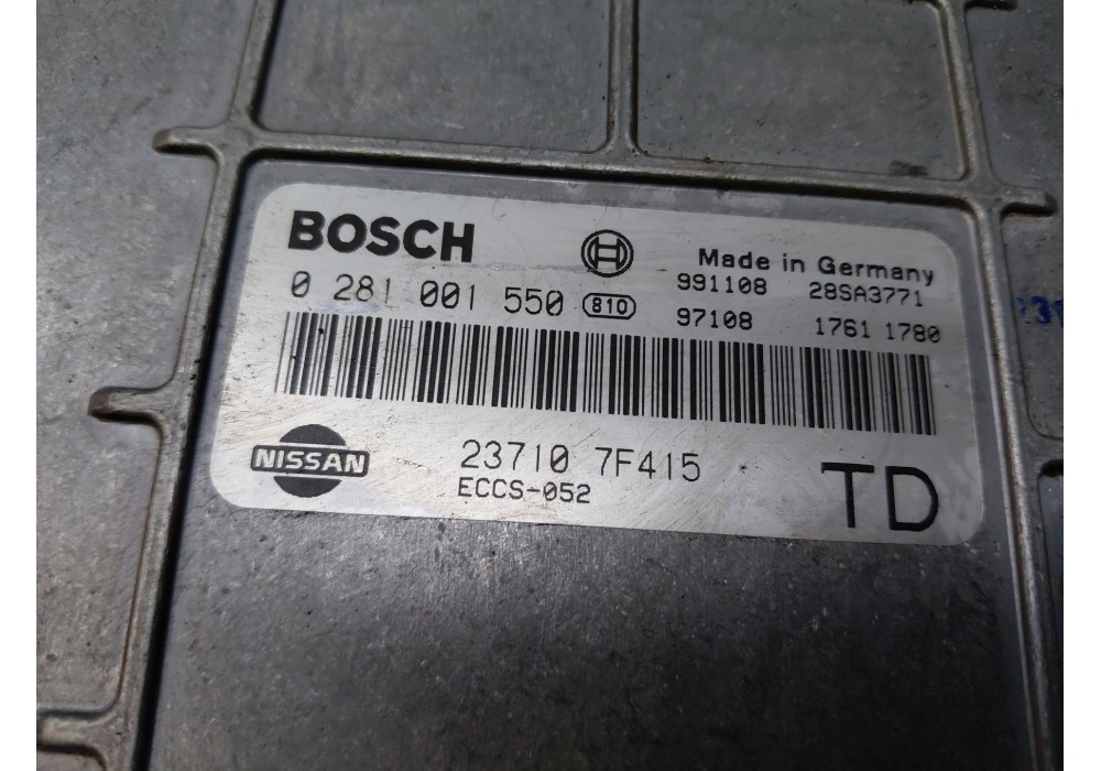 Recambio de centralita motor uce para nissan terrano ii (r20) 2.7 tdi 4wd referencia OEM IAM 237107F415  