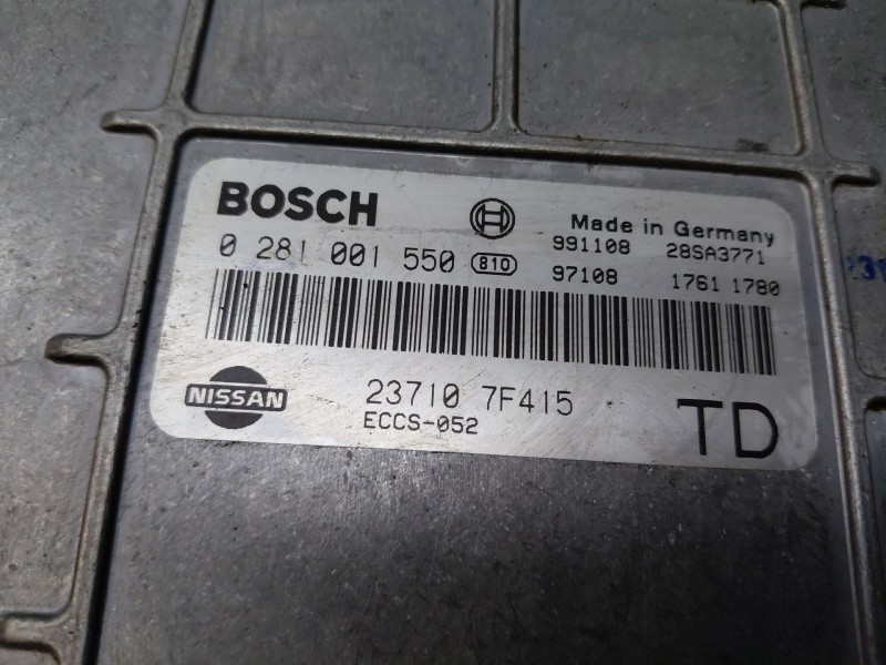 Recambio de centralita motor uce para nissan terrano ii (r20) 2.7 tdi 4wd referencia OEM IAM 237107F415  