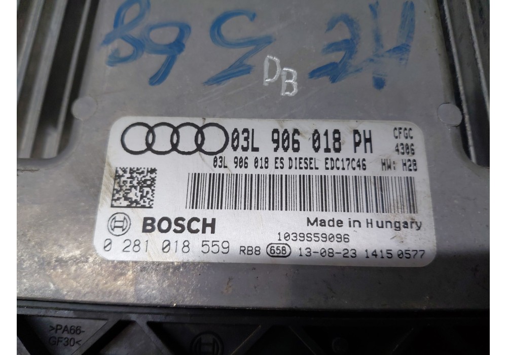 Recambio de centralita motor uce para audi q3 (8ub, 8ug) 2.0 tdi quattro referencia OEM IAM 03L906018PH  