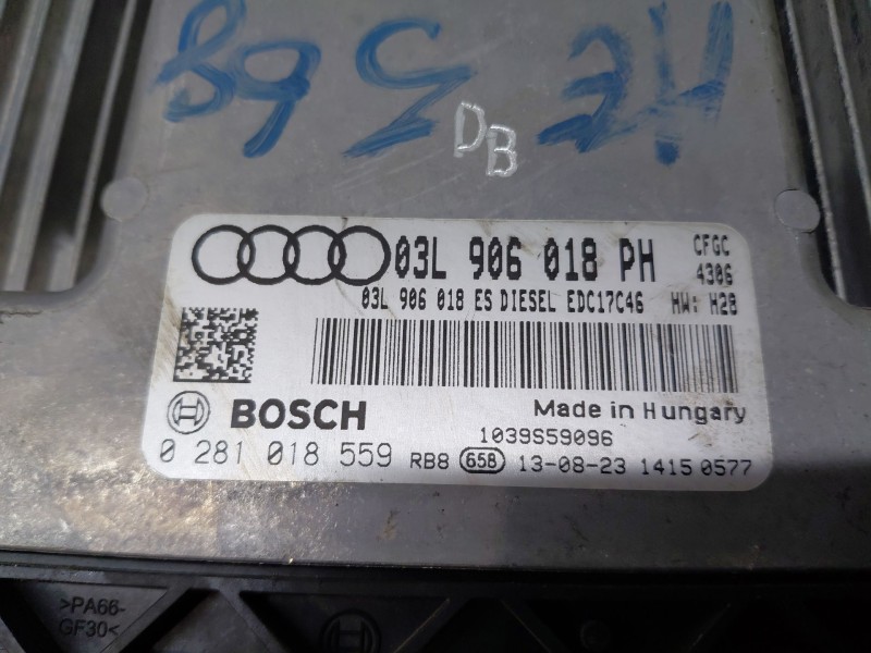 Recambio de centralita motor uce para audi q3 (8ub, 8ug) 2.0 tdi quattro referencia OEM IAM 03L906018PH  