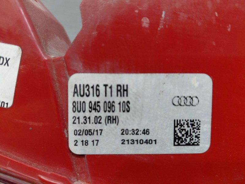 Recambio de piloto trasero derecho paragolpes para audi q3 (8ub, 8ug) 2.0 tdi quattro referencia OEM IAM 8U0945096  