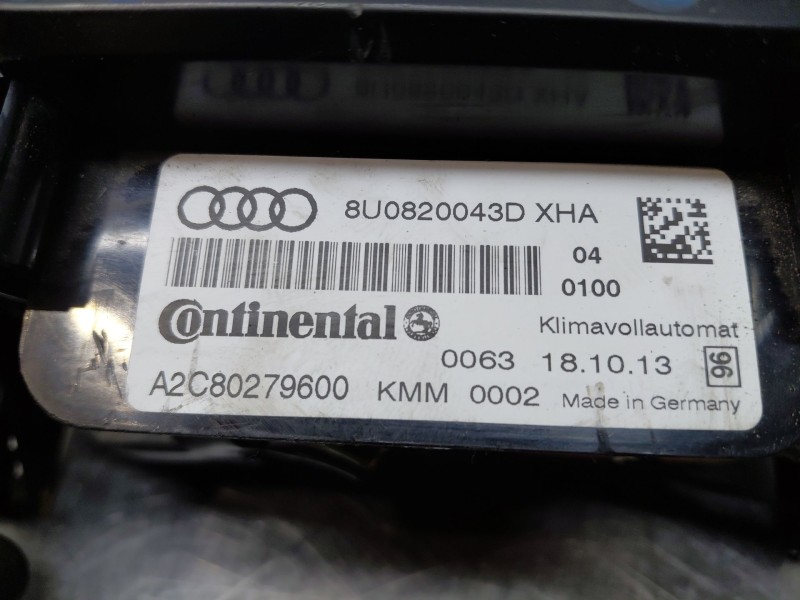 Recambio de mando climatizador para audi q3 (8ub, 8ug) 2.0 tdi quattro referencia OEM IAM 8U0820043DXHA 8U0820043D 