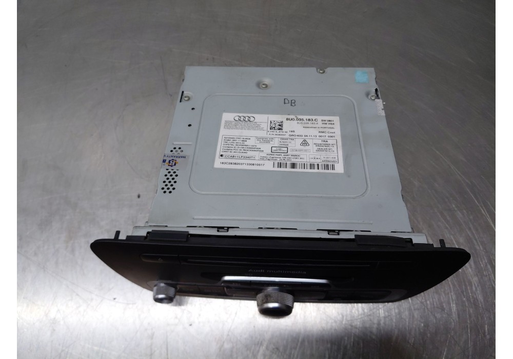 Recambio de sistema audio / radio cd para audi q3 (8ub, 8ug) 2.0 tdi quattro referencia OEM IAM 8U0035183C  