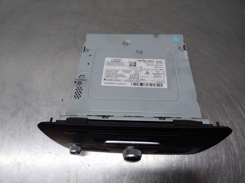 Recambio de sistema audio / radio cd para audi q3 (8ub, 8ug) 2.0 tdi quattro referencia OEM IAM 8U0035183C  