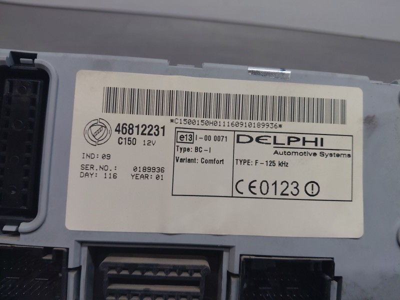 Recambio de modulo confort para fiat doblo monospace (119_, 223_) 1.2 (223axa1a) referencia OEM IAM 46812228  