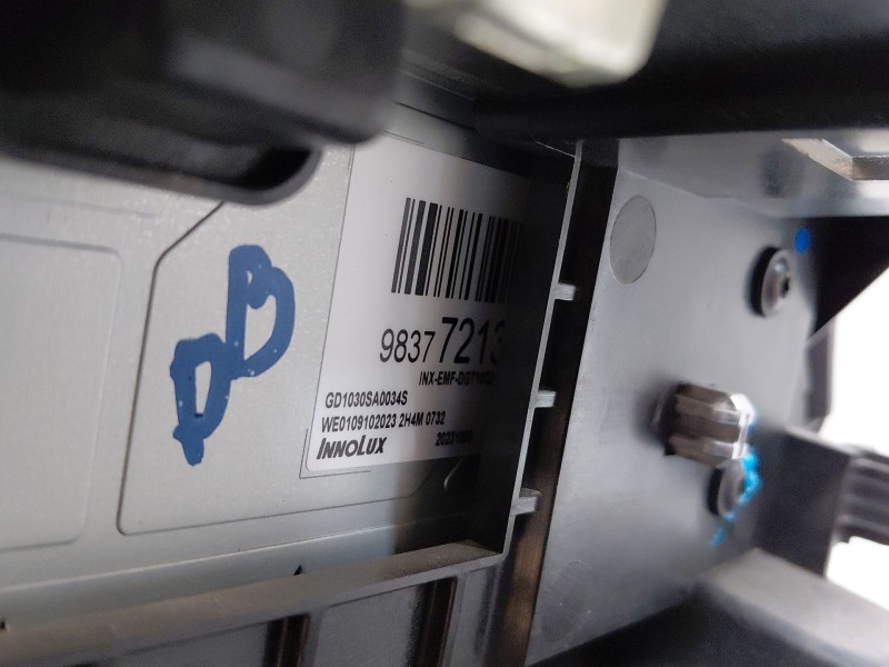 Recambio de pantalla multifuncion para peugeot 2008 (p2) allure referencia OEM IAM 9837721380  