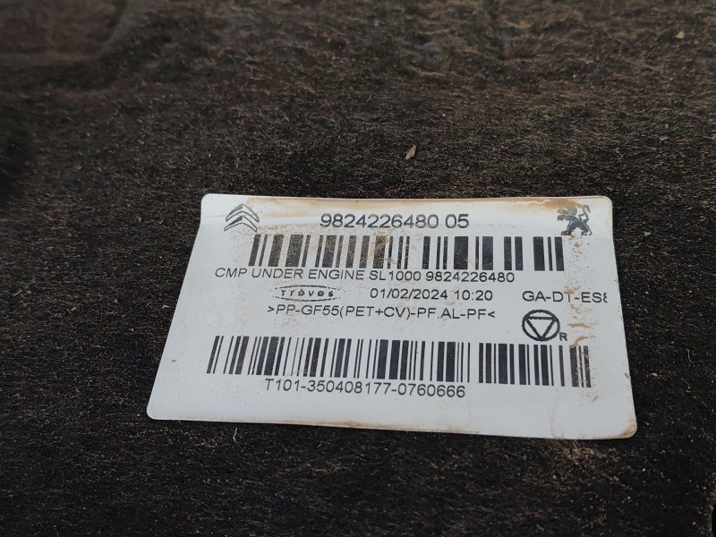 Recambio de cubrecarter para peugeot 2008 (p2) allure referencia OEM IAM   
