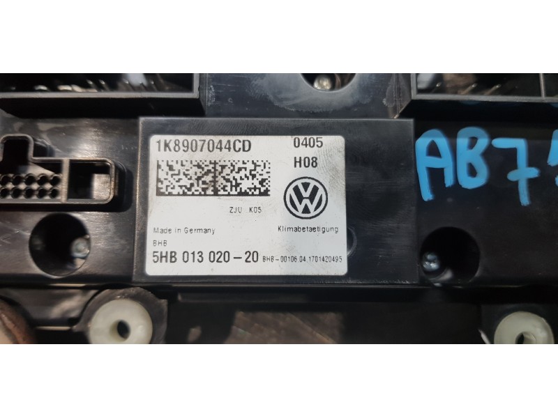 Recambio de mando calefaccion / aire acondicionado para volkswagen caddy furgón/kombi kombi referencia OEM IAM 1K9807044CD  