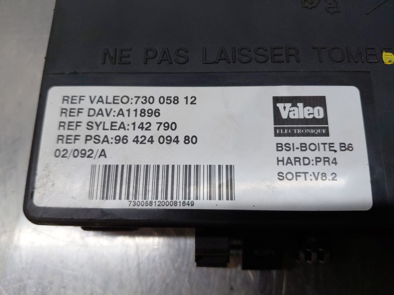 Recambio de caja reles / fusibles para citroën xsara picasso (n68) 2.0 hdi referencia OEM IAM 9642409480  