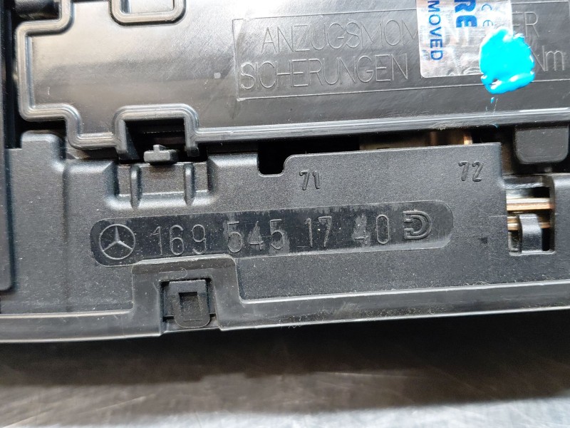 Recambio de caja reles / fusibles para mercedes-benz clase b (w245) standard referencia OEM IAM A1695451740  