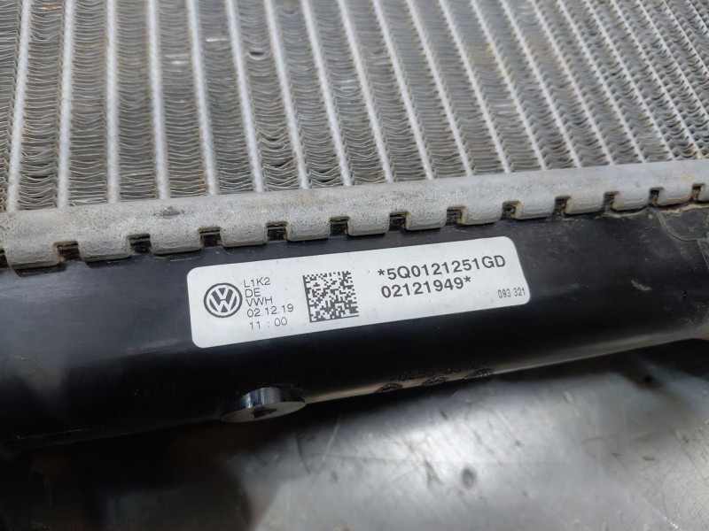 Recambio de radiador agua para volkswagen golf vii lim. (bq1) bluemotion referencia OEM IAM 5Q0121251GD  