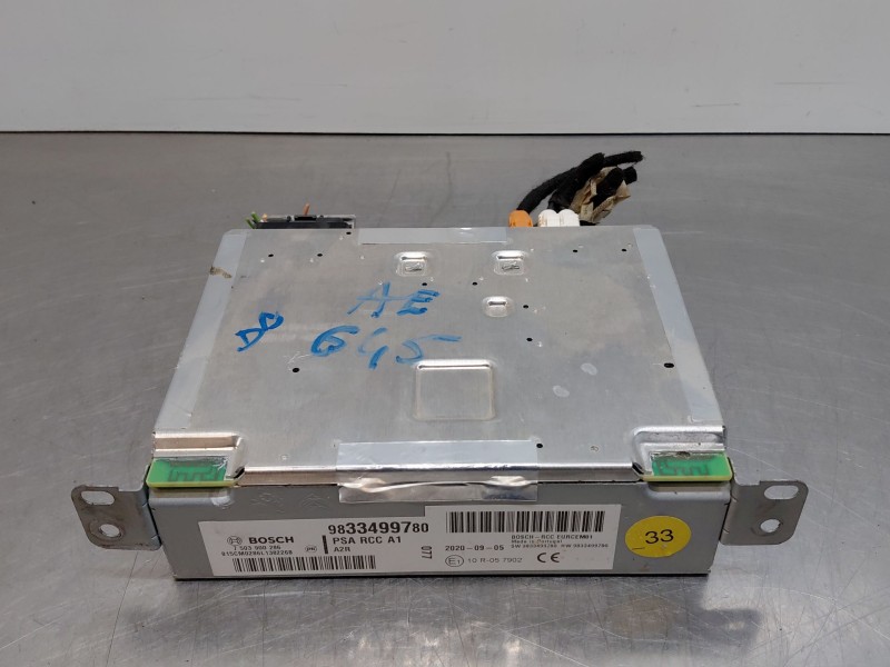 Recambio de sistema audio / radio cd para peugeot 2008 (p2) bluehdi referencia OEM IAM 1684916180 9833499780 