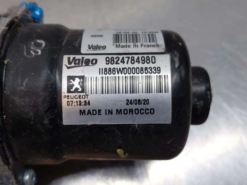 Recambio de motor limpia delantero para peugeot 2008 (p2) bluehdi referencia OEM IAM 9824784980  