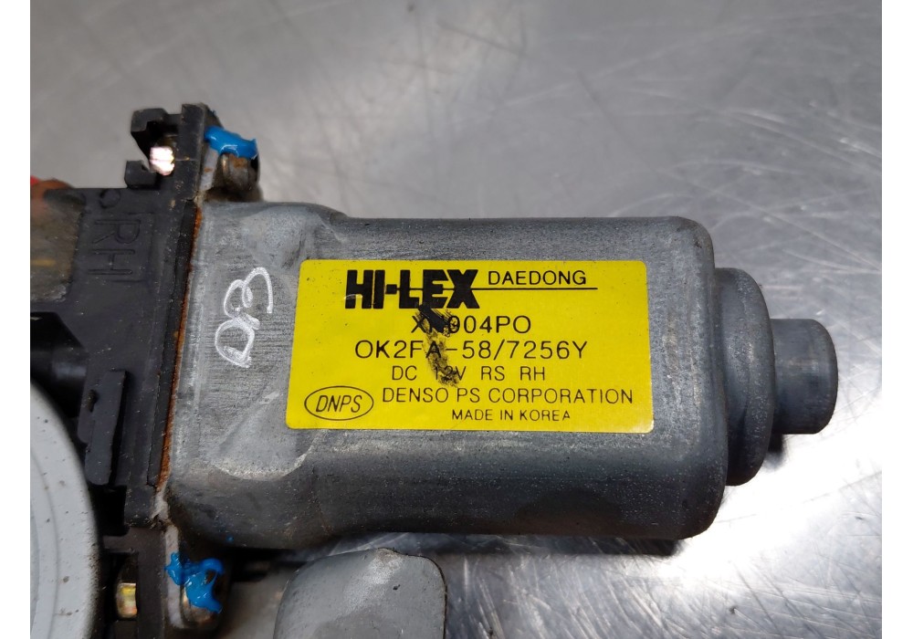 Recambio de elevalunas trasero derecho para kia carens i monospace (fc, fj) 2.0 crdi referencia OEM IAM K2FA72560C  