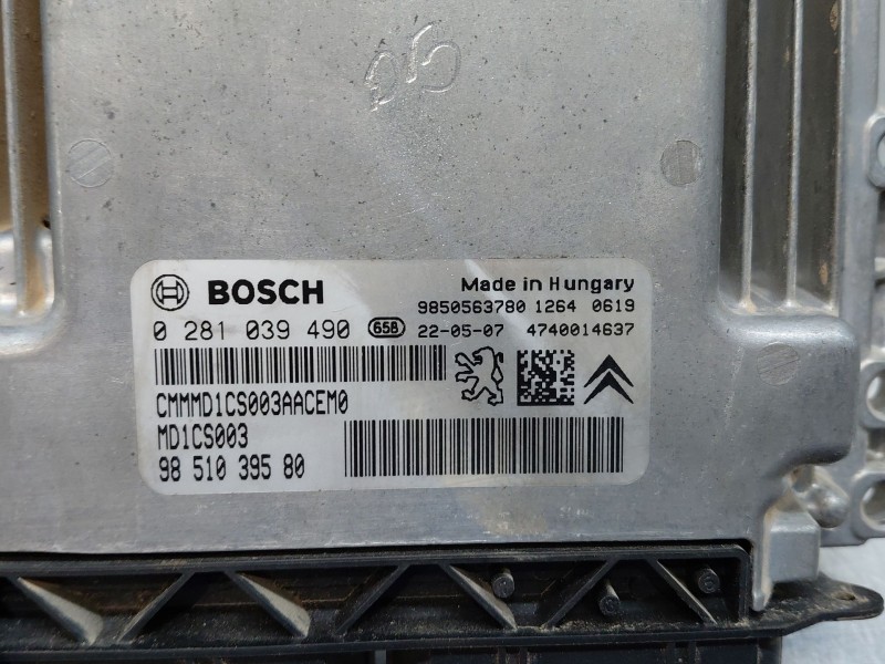 Recambio de centralita motor uce para peugeot 208 (p2) active pack referencia OEM IAM 9851039580 0281039490 