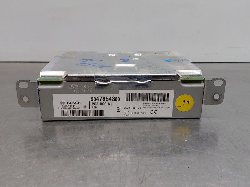 Recambio de sistema audio / radio cd para peugeot 208 (p2) active pack referencia OEM IAM 1688158680 9847854380 