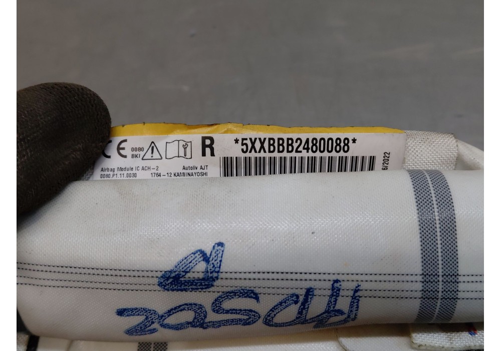 Recambio de airbag cortina delantero derecho para peugeot 208 (p2) active pack referencia OEM IAM 9827991580  