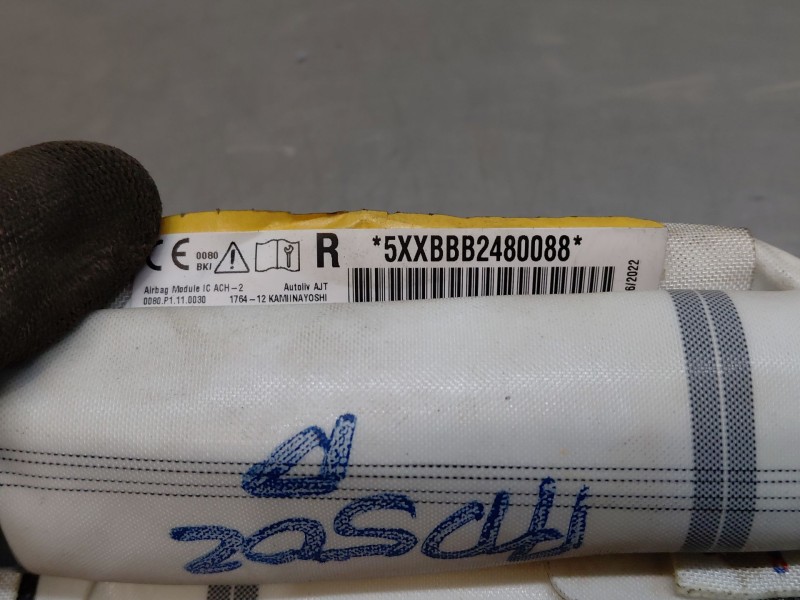 Recambio de airbag cortina delantero derecho para peugeot 208 (p2) active pack referencia OEM IAM 9827991580  