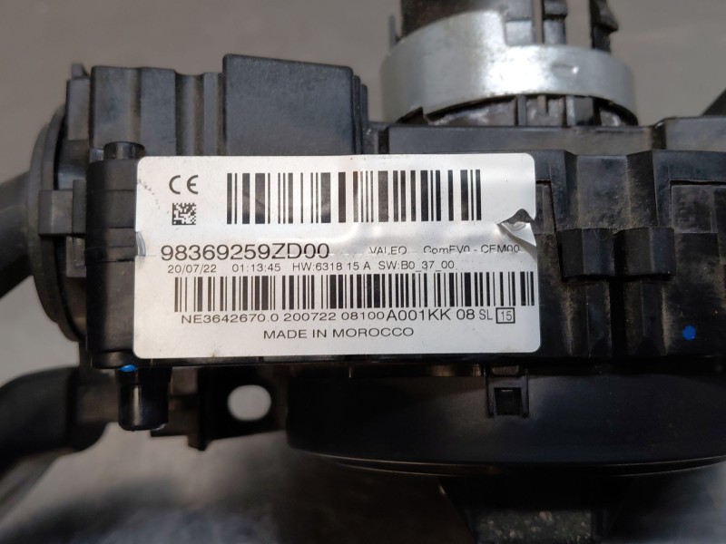 Recambio de mando multifuncion para peugeot 208 (p2) active pack referencia OEM IAM 98369259ZD  
