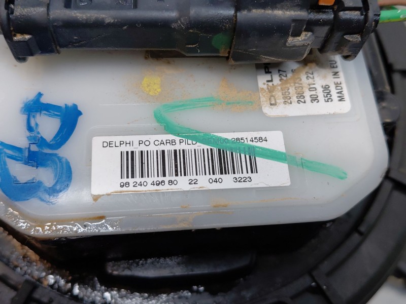 Recambio de aforador para peugeot 208 (p2) active pack referencia OEM IAM 9824049680  