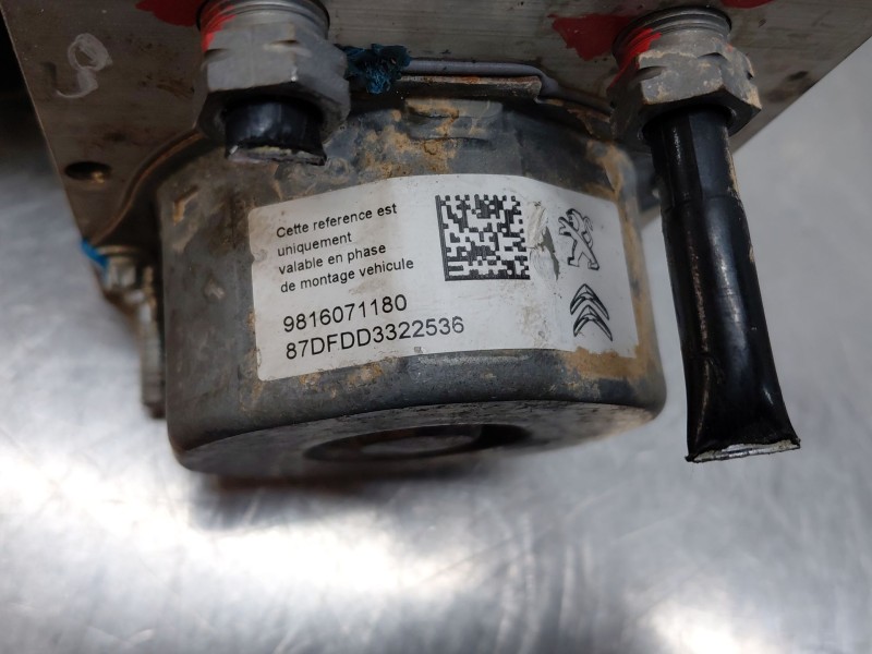 Recambio de abs para peugeot 308 active referencia OEM IAM 1616384280 9816073880 