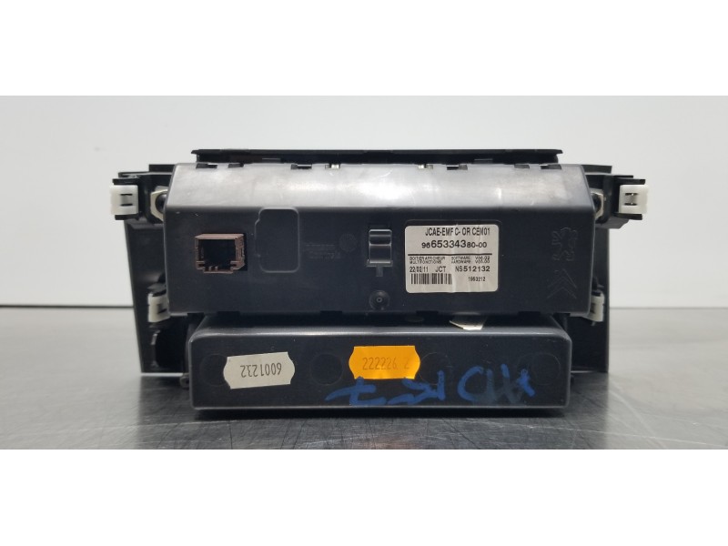 Recambio de pantalla multifuncion para citroen c4 lim. exclusive referencia OEM IAM 6155HW 9665334380 