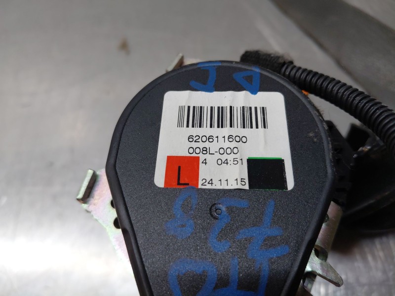 Recambio de cinturon seguridad delantero izquierdo para opel zafira tourer selective referencia OEM IAM 13394803  