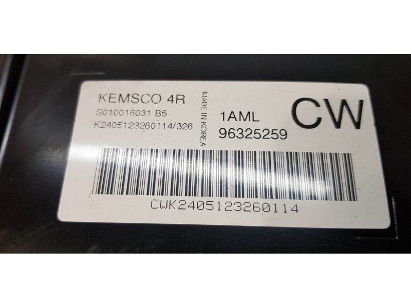 Recambio de centralita motor uce para daewoo matiz smile referencia OEM IAM 96325259   Recambio de centralita motor uce para daewoo matiz smile referencia OEM IAM 96325259