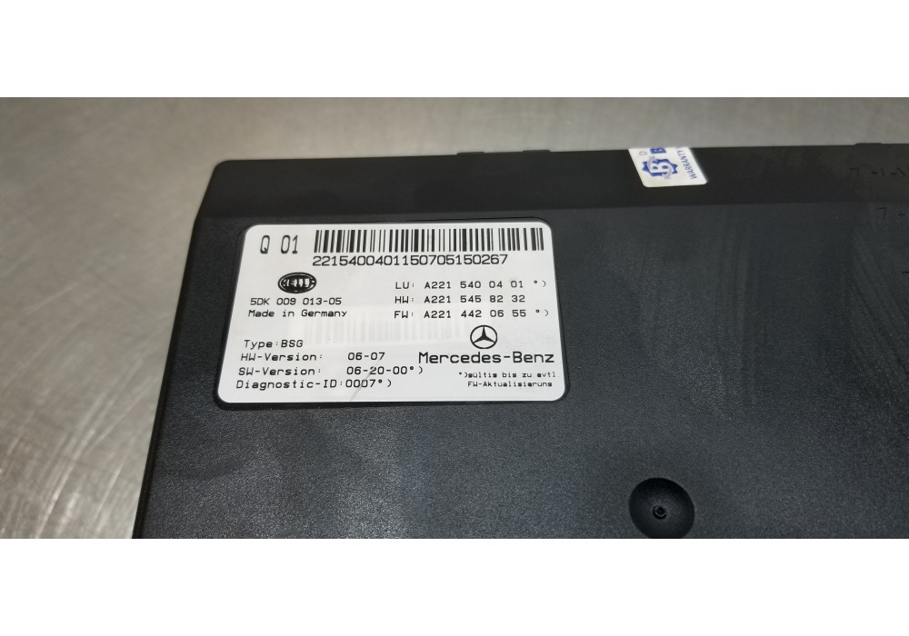 Recambio de caja precalentamiento para mercedes clase s (w221) berlina 420 / 450 cdi (221.028) referencia OEM IAM 2215400401  