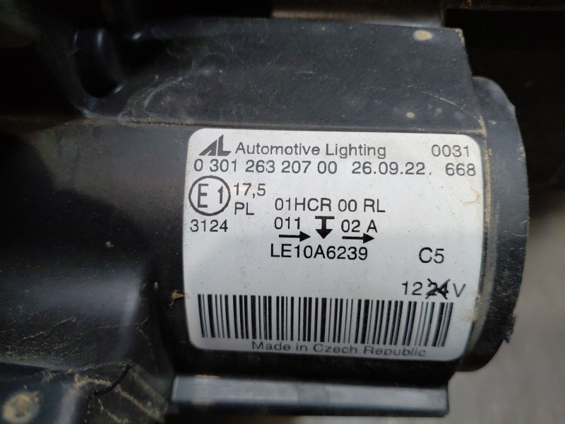 Recambio de faro izquierdo para opel zafira tourer selective referencia OEM IAM 39009021  