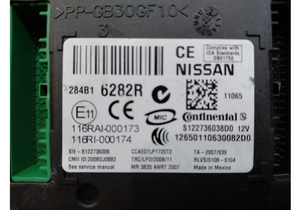 Recambio de modulo confort para renault koleos i (hy_) 2.0 dci 4x4 (hy0k) referencia OEM IAM 284B16282R  