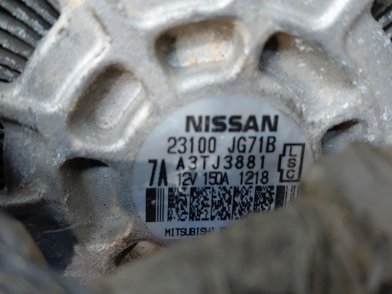 Recambio de alternador para renault koleos i (hy_) 2.0 dci 4x4 (hy0k) referencia OEM IAM 23100JG71B  