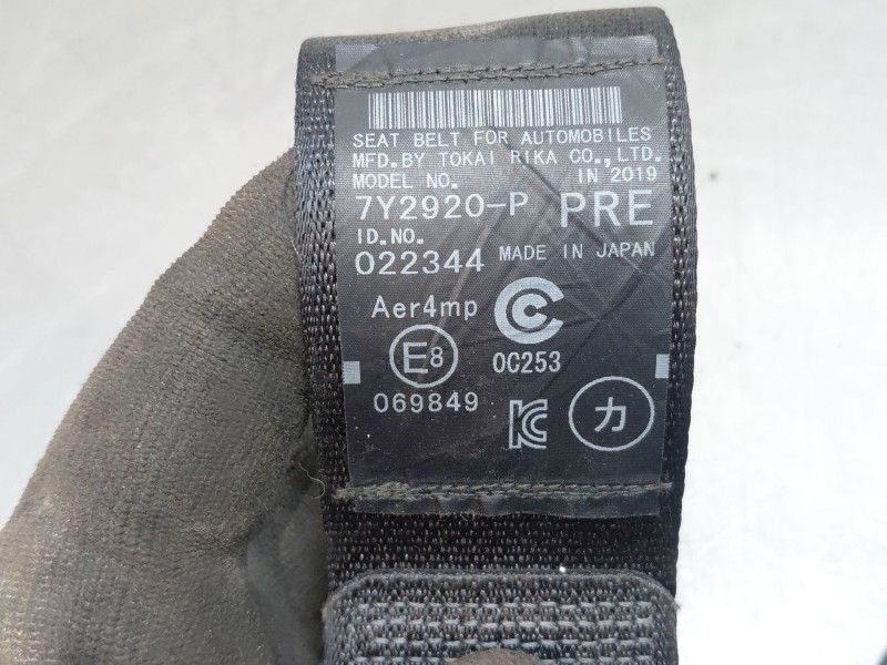 Recambio de cinturon seguridad trasero izquierdo para lexus ux (_aa1_, _ah1_, _ma1_) 200 (mzaa10) referencia OEM IAM   