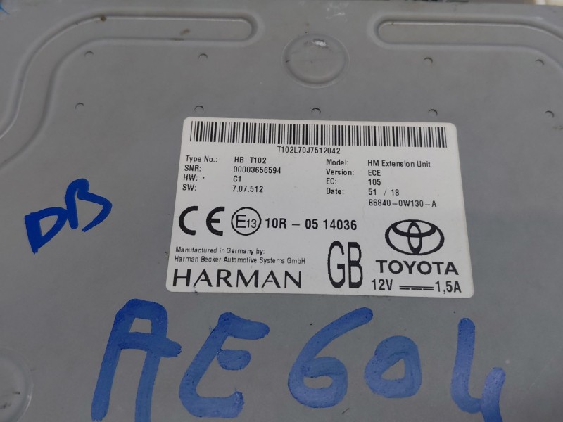 Recambio de sistema audio / radio cd para lexus ux (_aa1_, _ah1_, _ma1_) 200 (mzaa10) referencia OEM IAM   