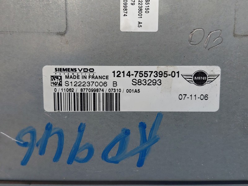 Recambio de centralita motor uce para bmw mini cabrio (r52) cooper referencia OEM IAM   
