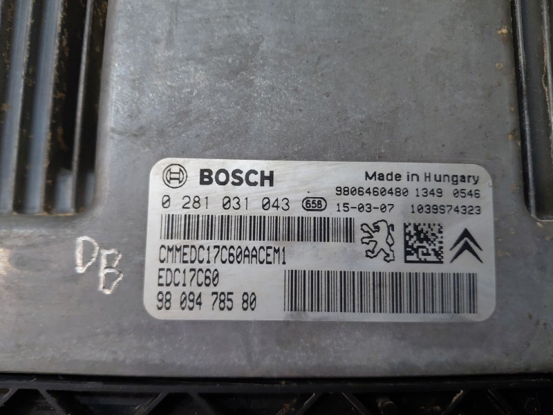 Recambio de centralita motor uce para peugeot 308 sw allure referencia OEM IAM   