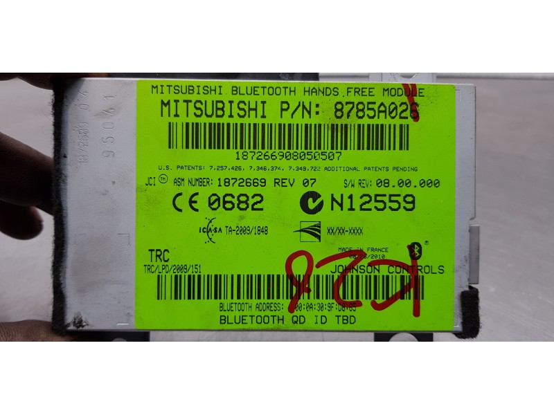 Recambio de modulo electronico para mitsubishi asx (ga0w) challenge 2wd referencia OEM IAM 8785A026   Recambio de modulo electronico para mitsubishi asx (ga0w) challenge 2wd referencia OEM IAM 8785A026