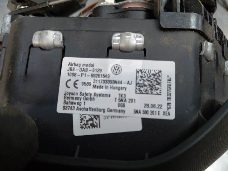 Recambio de kit airbag para volkswagen tiguan (ax1) comfortline referencia OEM IAM 5NB857003P 5NA880201E 5NA880204G