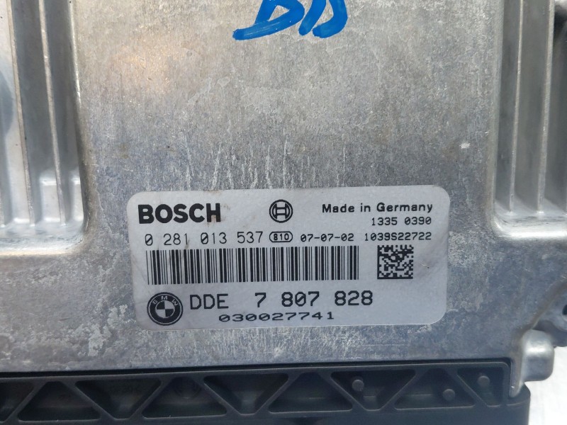 Recambio de centralita motor uce para bmw 1 (e87) 118 d referencia OEM IAM 0281013537  