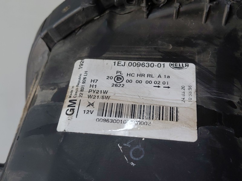 Recambio de faro izquierdo para opel insignia a (g09) 2.0 cdti (68) referencia OEM IAM 22831926  