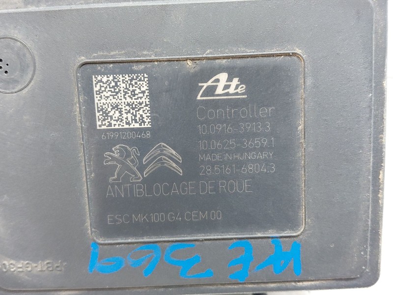 Recambio de abs para citroën c-elysée shine referencia OEM IAM 1675890880 9822654880 