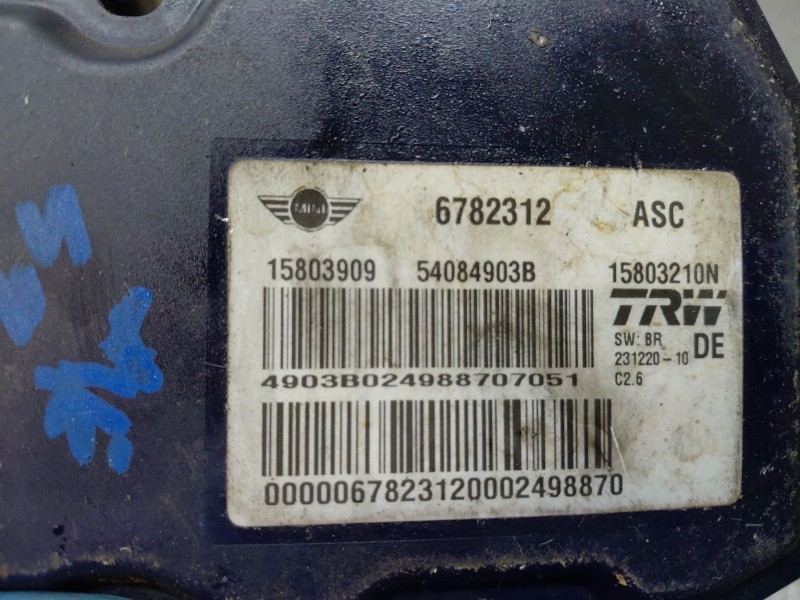 Recambio de abs para mini mini (r56) cooper d referencia OEM IAM 34506786225 6782312 