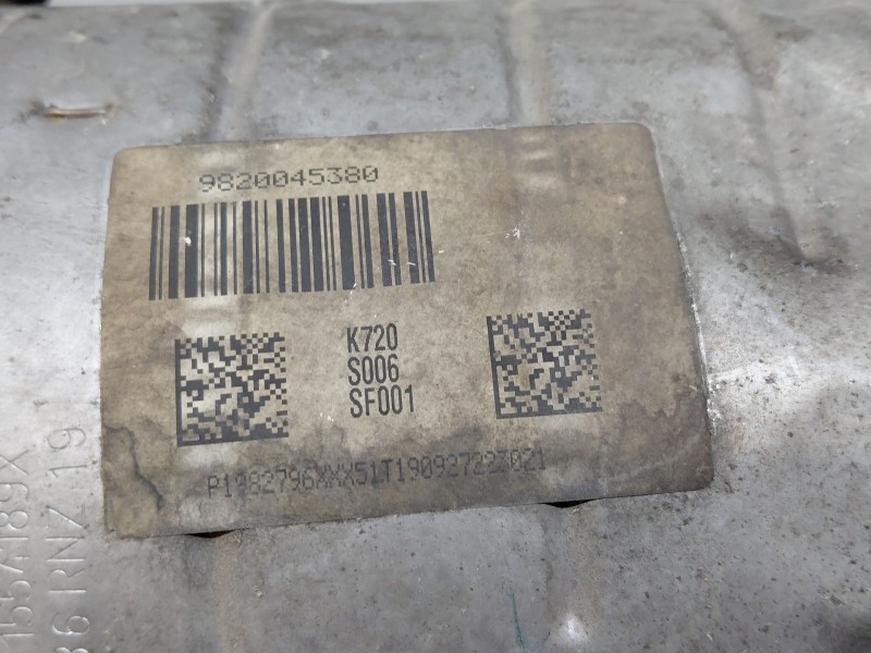 Recambio de filtro de particulas para citroën c-elysée shine referencia OEM IAM 9820045380 k720 