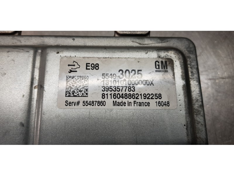 Recambio de centralita motor uce para opel astra k lim. 5türig business referencia OEM IAM 55493025 395357783  Recambio de centralita motor uce para opel astra k lim. 5türig business referencia OEM IAM 55493025 395357783