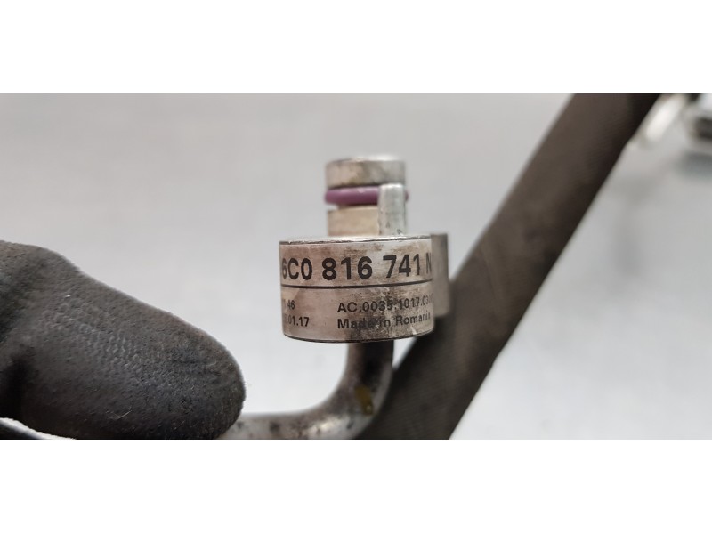 Recambio de tubos aire acondicionado para skoda rapid active referencia OEM IAM 6C0816741N  